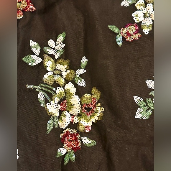 🆕 Worthington Womens Midi Floral Sequenced Pencil Skirt - Picture 5 of 8